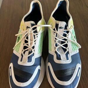 Lacoste Blue and Green Tennis Sneakers